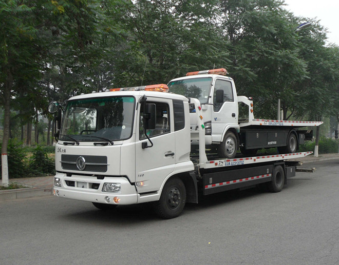 國五東風天錦一拖二清障車